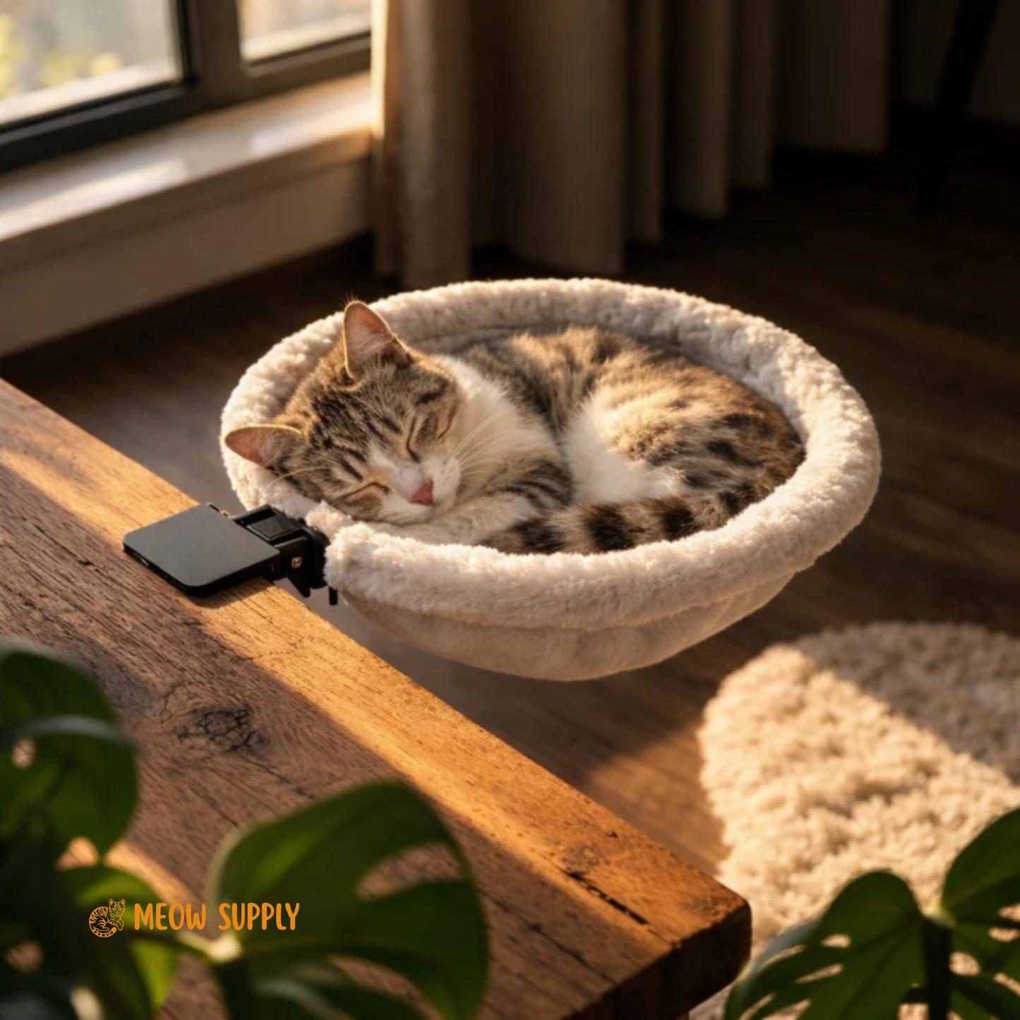 Meow Cat Desk Bed