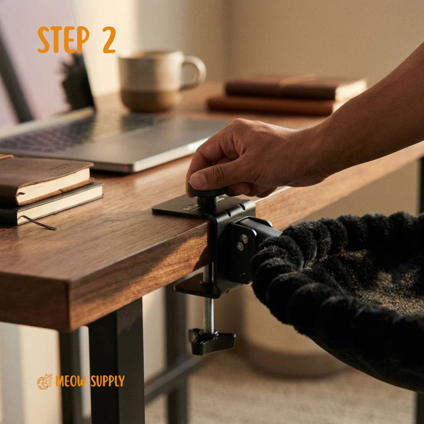 Meow Cat Desk Bed